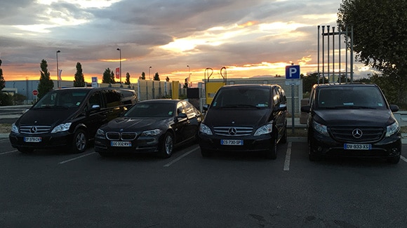 Flotte véhicules SUD VTC - Mercedes, Porshe
